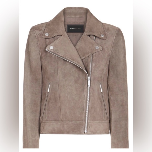 BCBG NWT SANTANA SUEDE JACKET - Picture 1 of 6